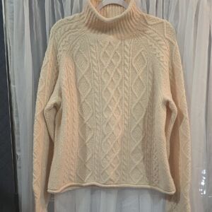 #33 J. Crew Cream Turtleneck Sweater